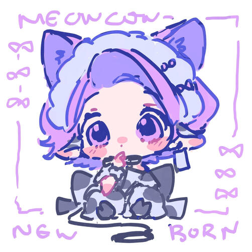 (3) Chibi sketch color k bao gồm bg